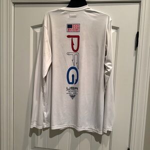 White Long Sleeve PFG Shirt